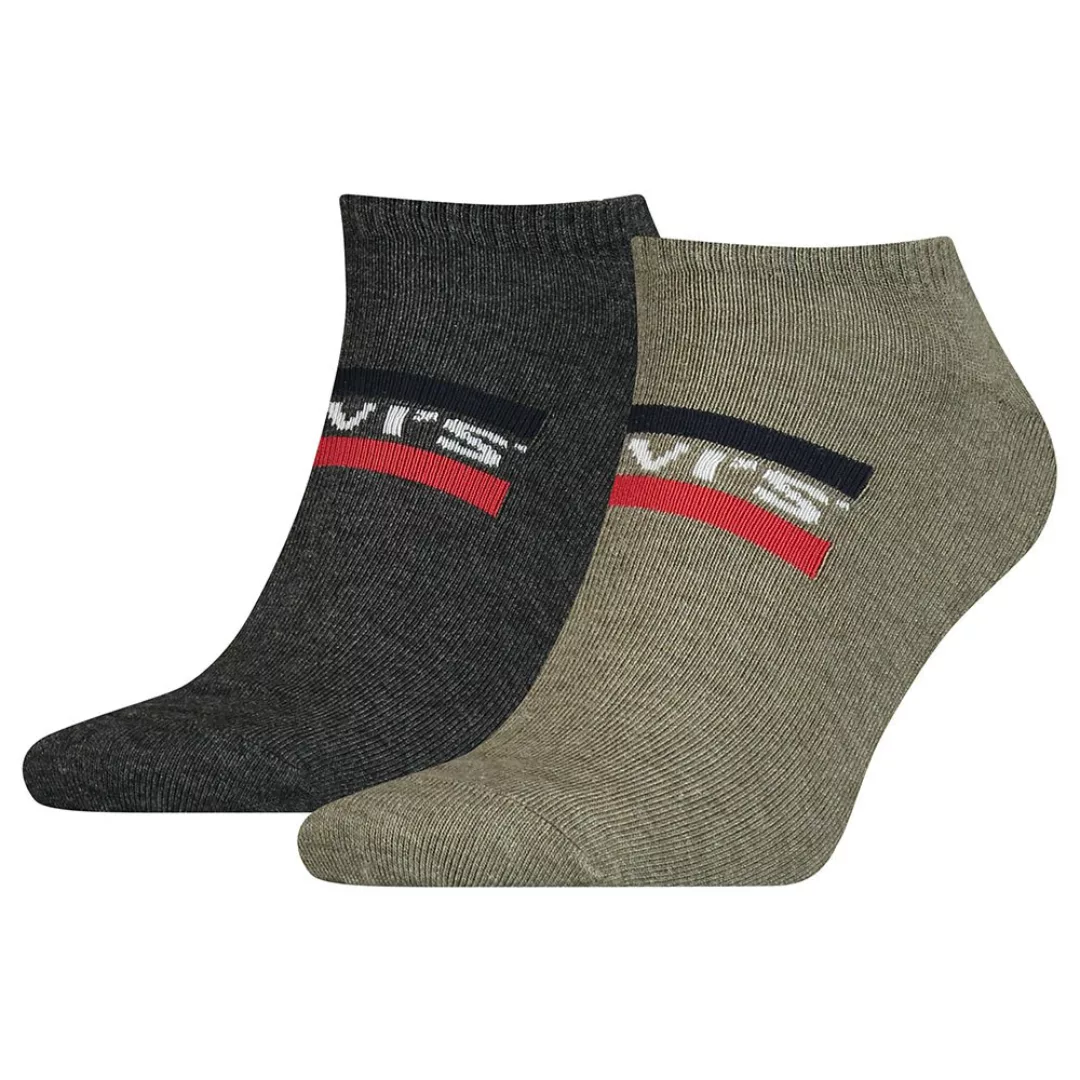 Levi´s ® Low Cut Sportswear Logo Socken 2 Paare EU 43-46 Dark Green Combo günstig online kaufen