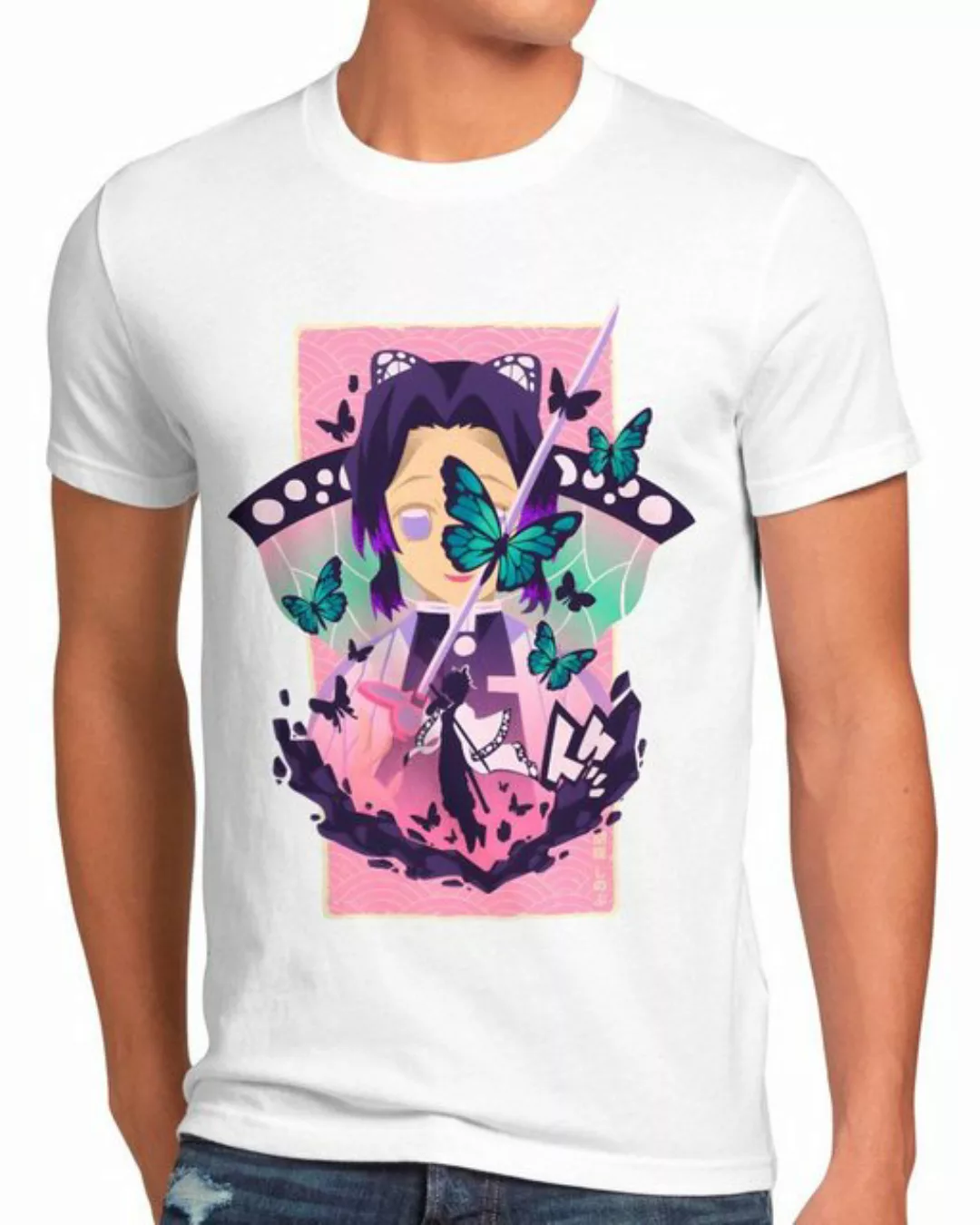 style3 T-Shirt Shinobu Butterfly demon slayer anime japan manga günstig online kaufen