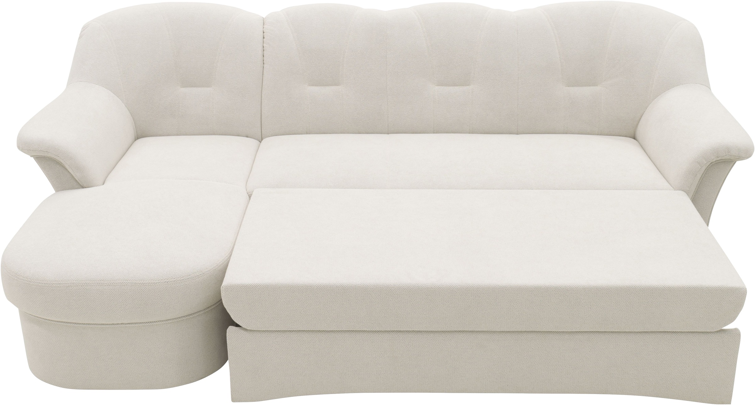 DOMO collection Ecksofa »Flores Schlafsofa, B/T/H: 233/142/86 cm, L-Form«, günstig online kaufen