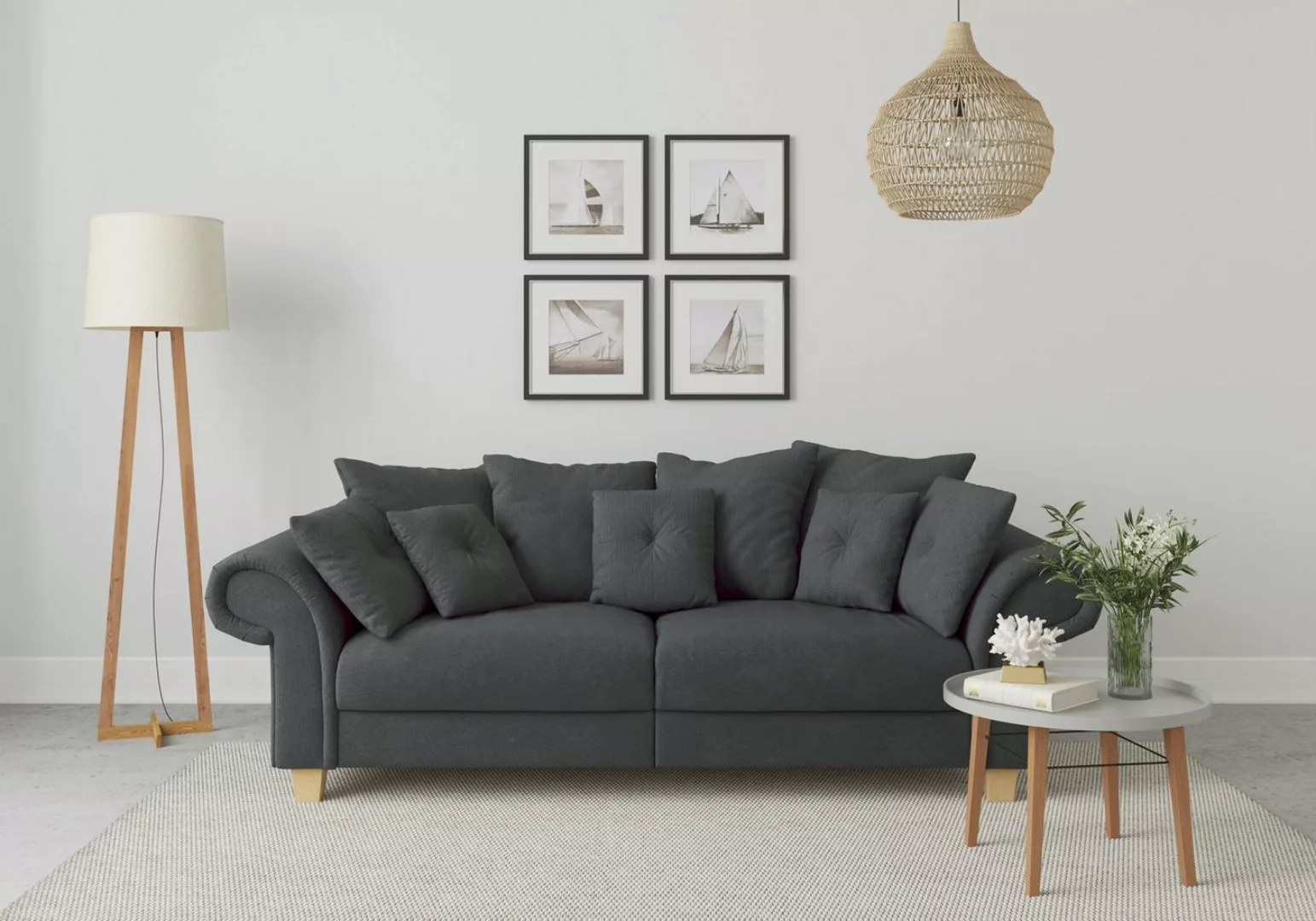 Home affaire Big-Sofa Queenie Megasofa, 2 Teile, mit weichem Sitzkomfort un günstig online kaufen