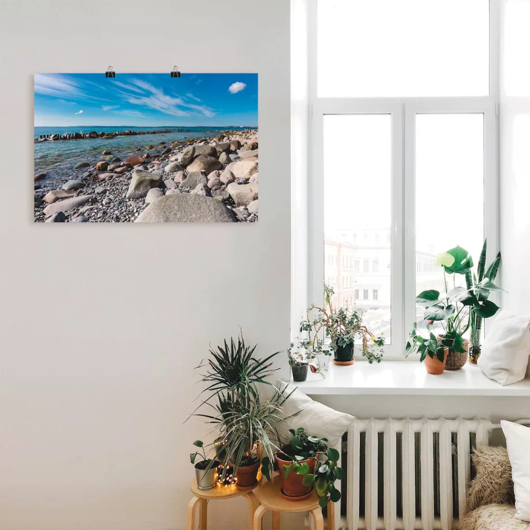 Artland Wandbild "Ostseeküste auf der Insel Rügen", Küste, (1 St.), als Alu günstig online kaufen