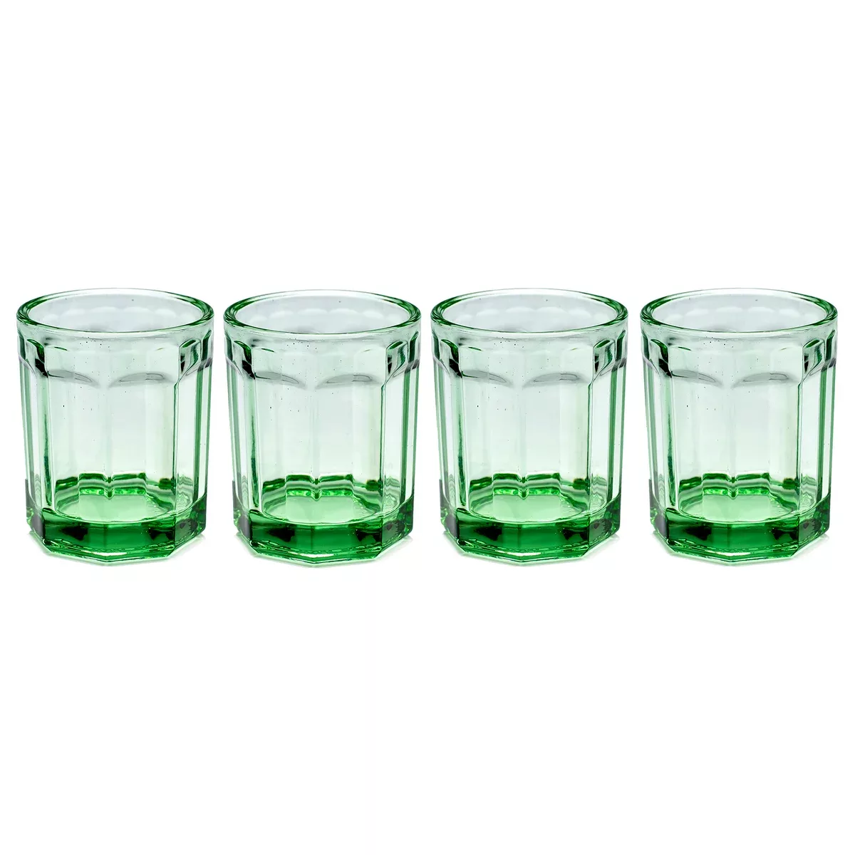 Glas Fish & Fish Medium glas grün / 22 cl - Serax - Grün günstig online kaufen