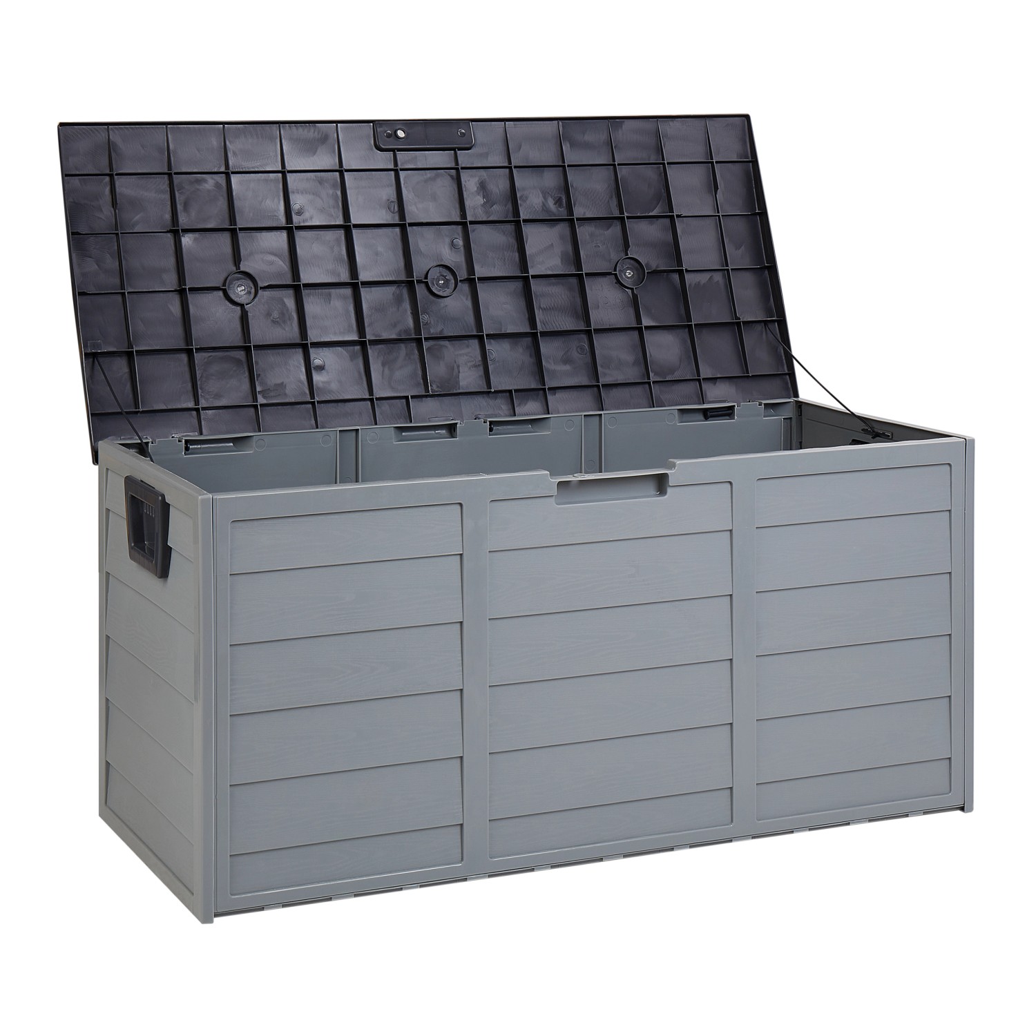 Beliani Truhe LOCARNO Grau 50x112x53 günstig online kaufen