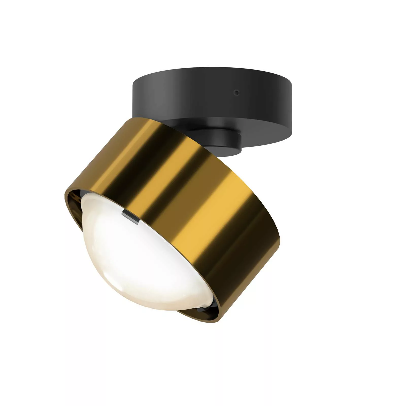 Puk! 80 Move LED-Spot Linse matt messing/schwarz günstig online kaufen