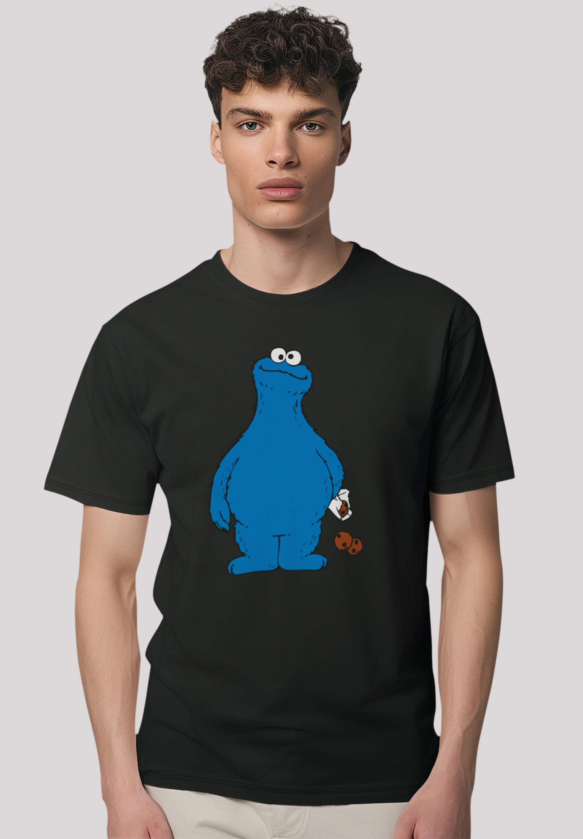 F4NT4STIC T-Shirt "Sesamstraße Cookie Thief", Premium Qualität günstig online kaufen