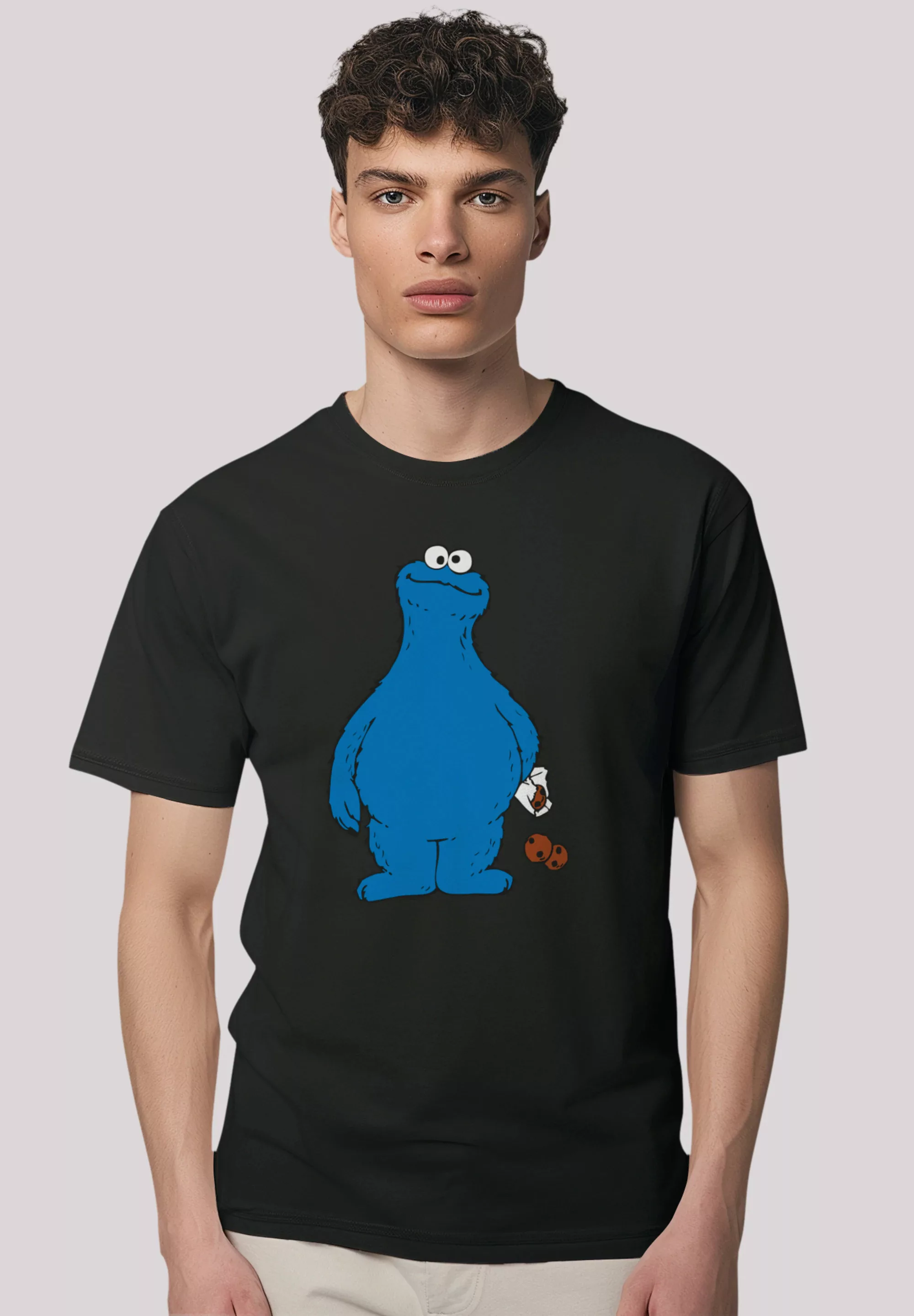 F4NT4STIC T-Shirt "Sesamstraße Cookie Thief", Premium Qualität günstig online kaufen