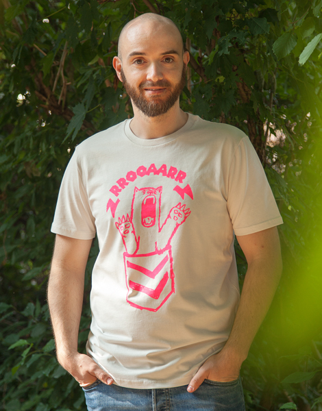 Bärta Brüllbärin - Fair Wear Männer Bio T-shirt - Natur günstig online kaufen