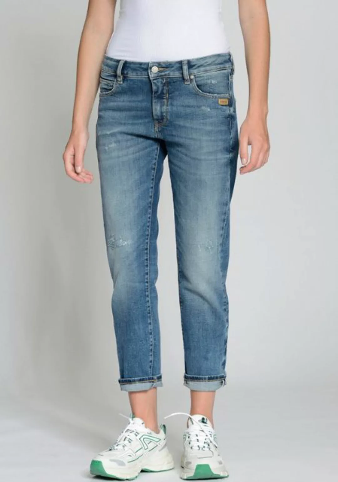 GANG Boyfriend-Jeans 94NADIA 5-Pocket Style mit Reißverschluss und Knopf günstig online kaufen