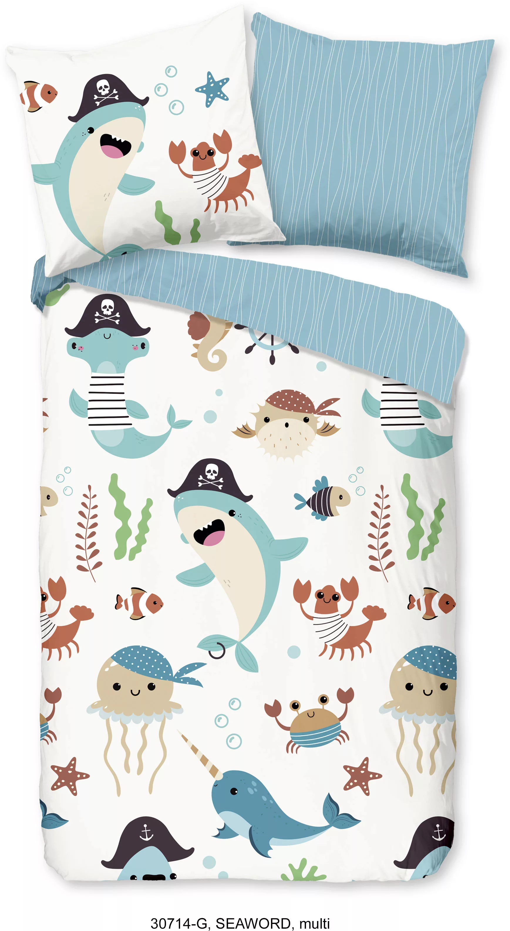 good morning Kinderbettwäsche »Seaworlds«, (2 tlg.) günstig online kaufen