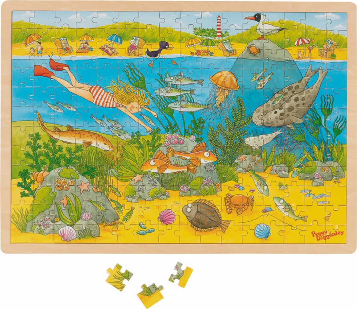 Gollnest & Kiesel Hintergrundbildpuzzle Unterwasserwelt, Peggy Diggledey günstig online kaufen
