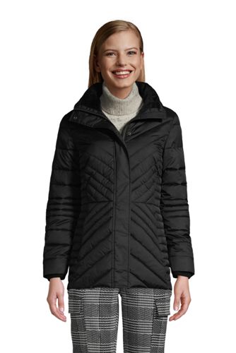 Winterjacke THERMOPLUME in Petite-Größe, Damen, Größe: S Petite, Schwarz, P günstig online kaufen