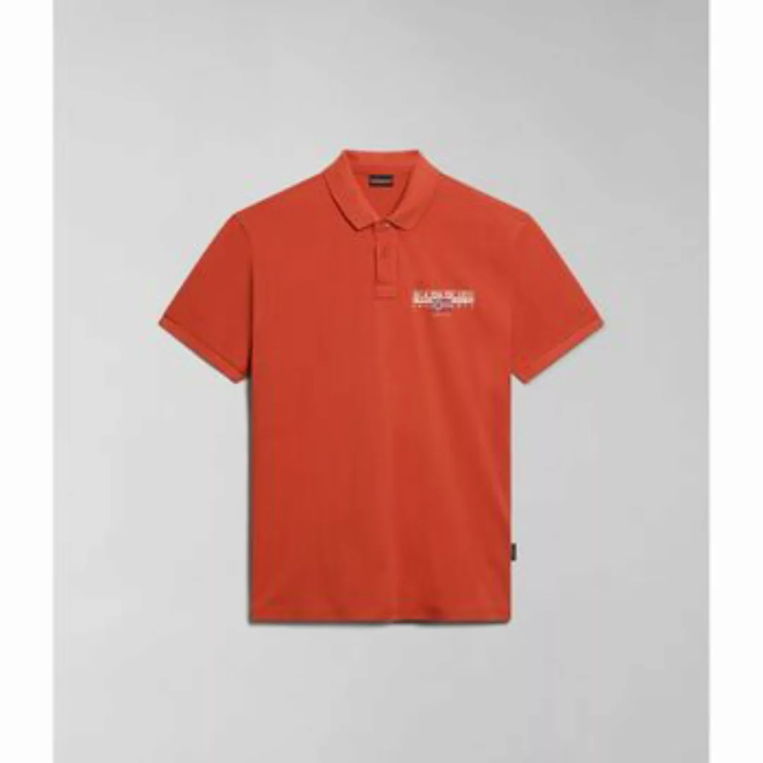 Napapijri  T-Shirts & Poloshirts E-AYLMER NP0A4HTN-A62 ORANGE BURNT günstig online kaufen