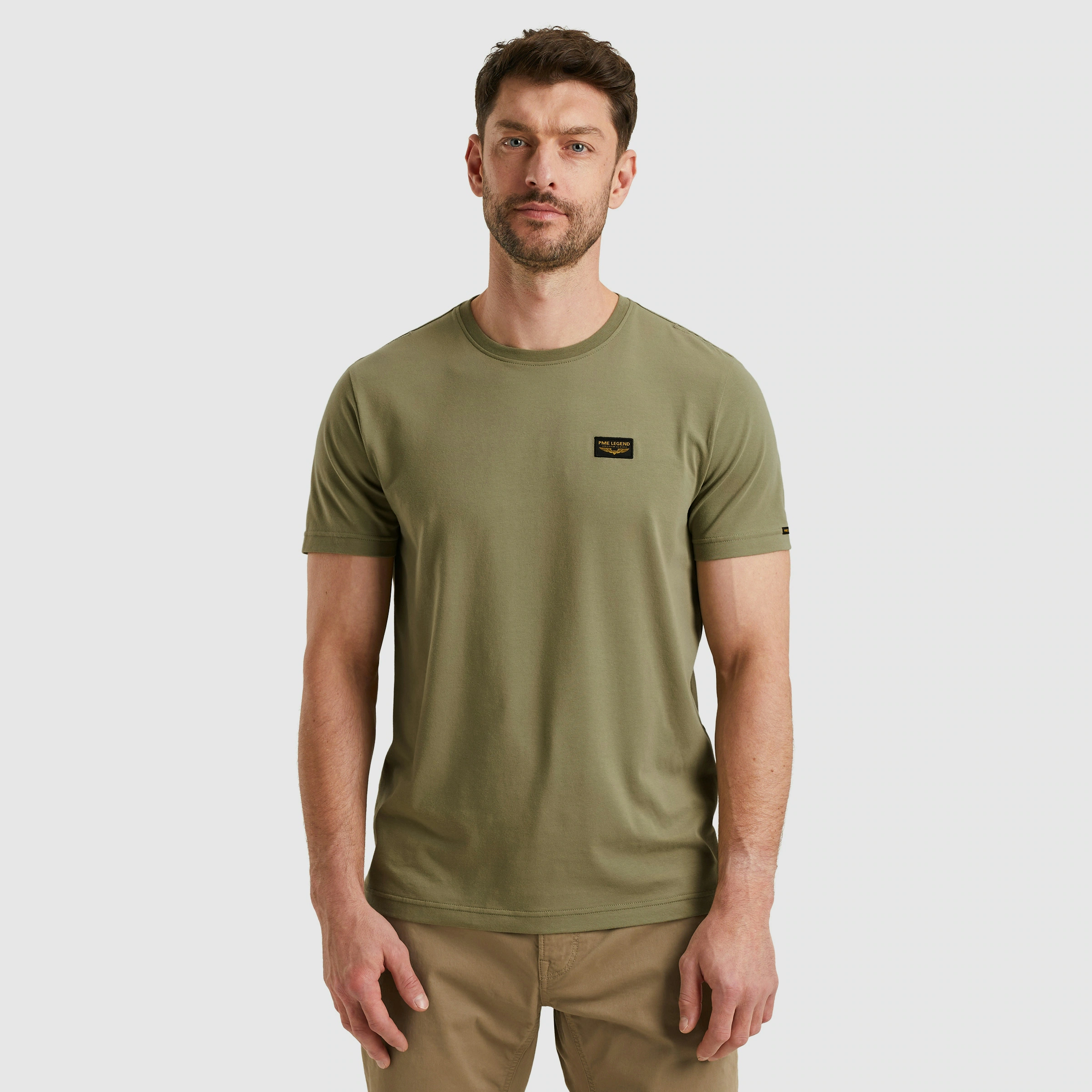PME Legend Herren Rundhals T-Shirt SHORT SLEEVE R-NECK AMERICAN CLASSIC - R günstig online kaufen