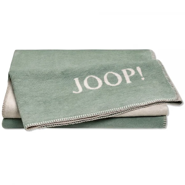 JOOP! Wohndecke Uni-Doubleface - Größe: 150x200 cm - Farbe: Jade-Silber günstig online kaufen