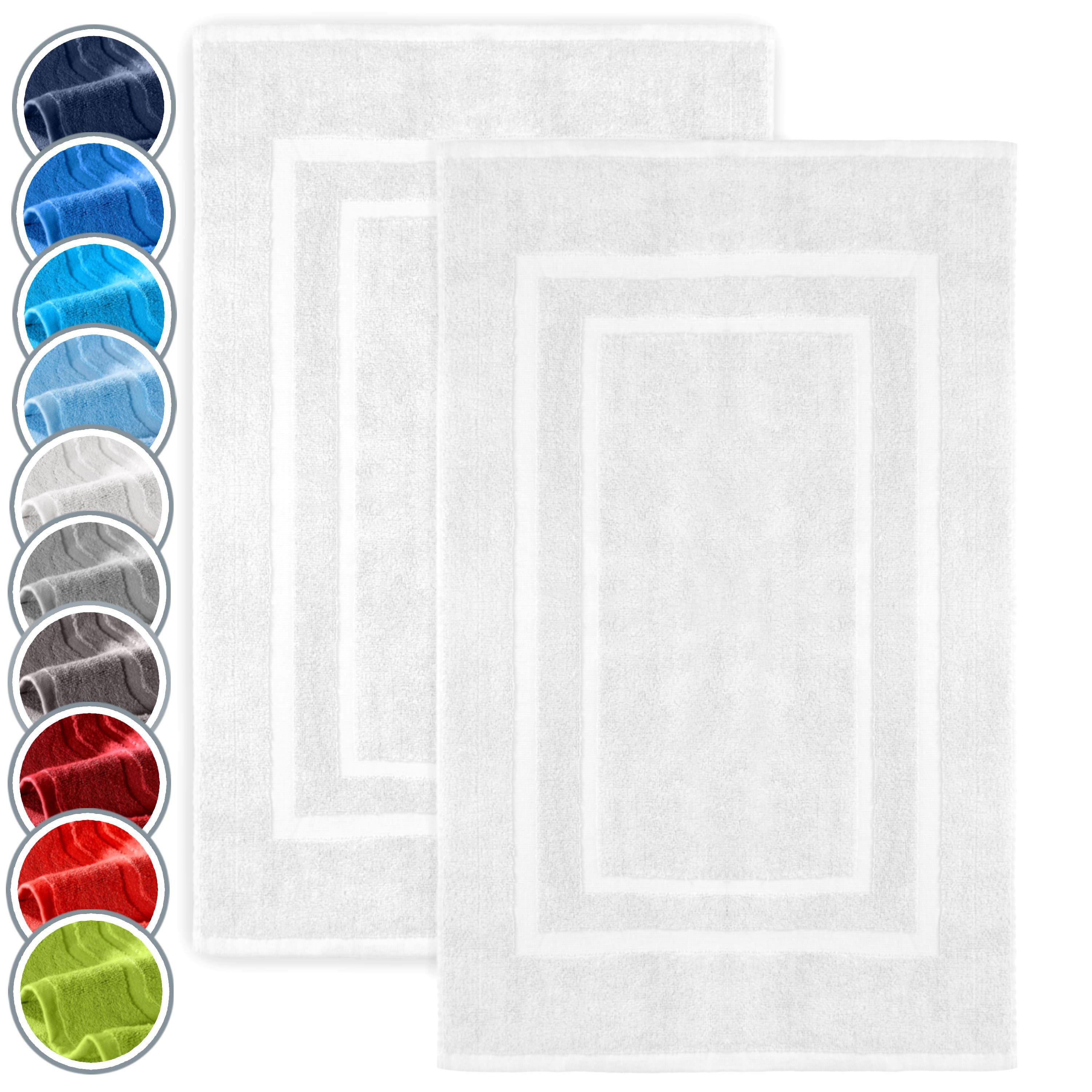 NatureMark Badematte 2er-Set Badvorleger 50x80cm, strapazierfähig, günstig online kaufen
