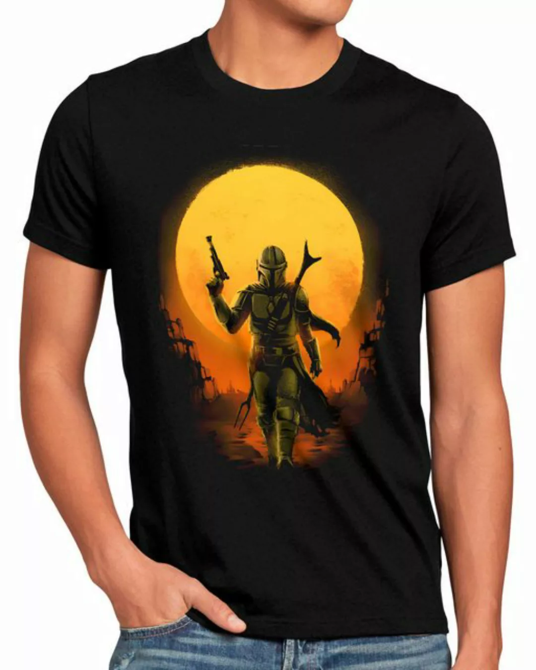 style3 Print-Shirt Herren T-Shirt Way Mandalore yoda wars boba fett mandalo günstig online kaufen