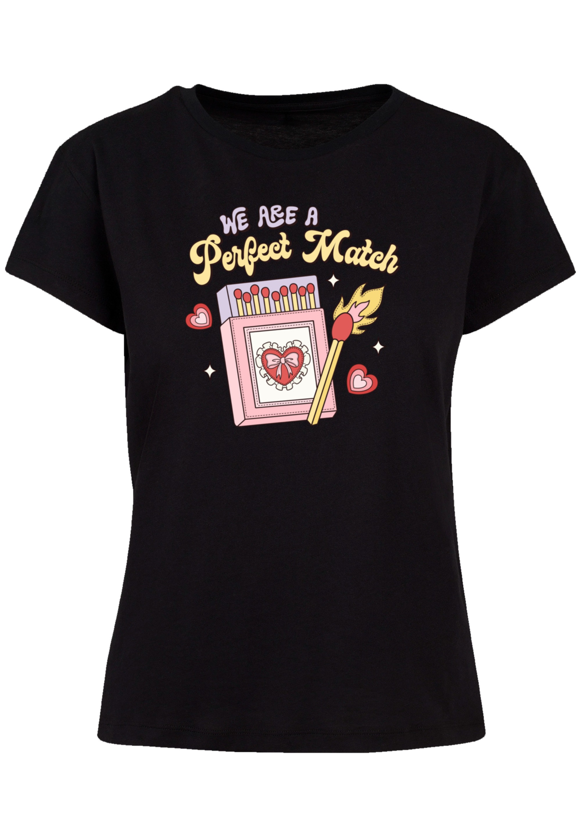 F4NT4STIC T-Shirt "We Are A Perfect Match Love", Premium Qualität günstig online kaufen