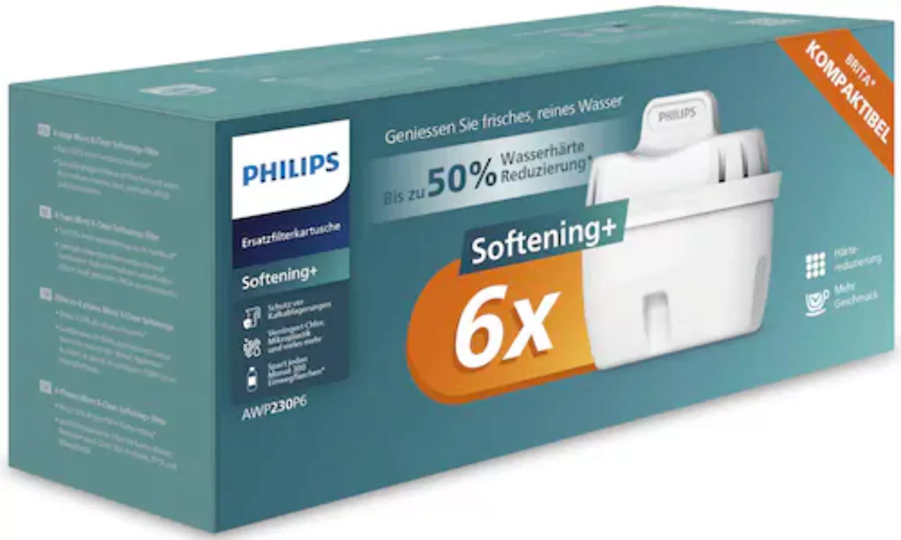 Philips Kalk- und Wasserfilter »Micro X-Clean Softening«, (6 tlg.) günstig online kaufen