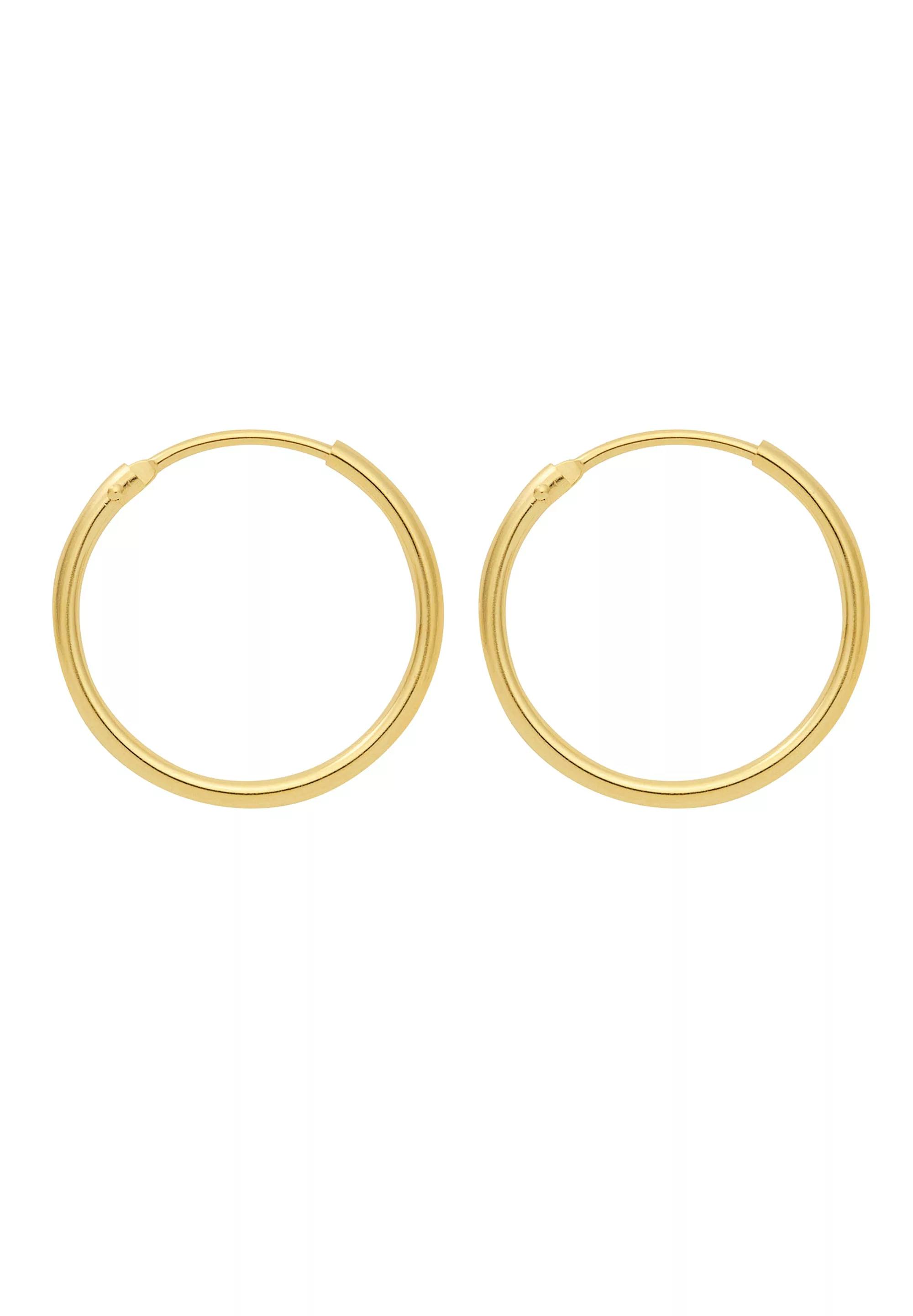 Adelia´s Paar Ohrhänger "333 Gold Ohrringe Creolen Ø 11 mm", Goldschmuck fü günstig online kaufen