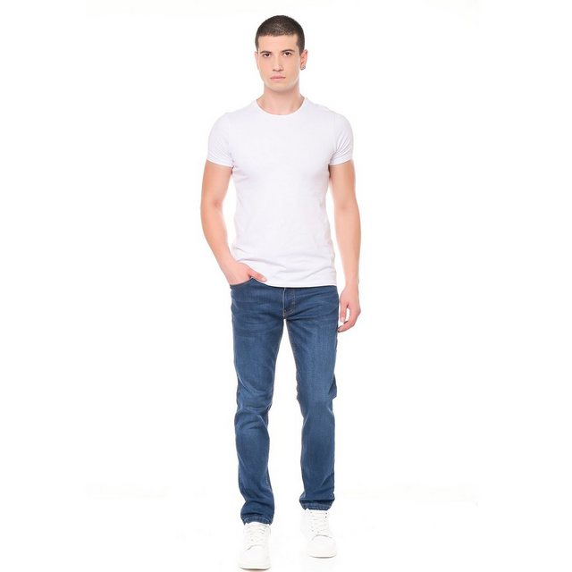 Smith & Solo Slim-fit-Jeans Jeans Herren Blau, Slim Fit günstig online kaufen