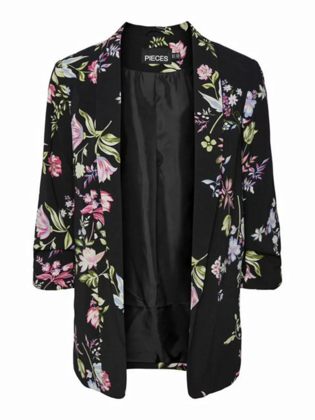 pieces Blusenblazer "PCBOSELLA 3/4 PRINTED BLAZER NOOS", mit 3/4 Ärmel günstig online kaufen