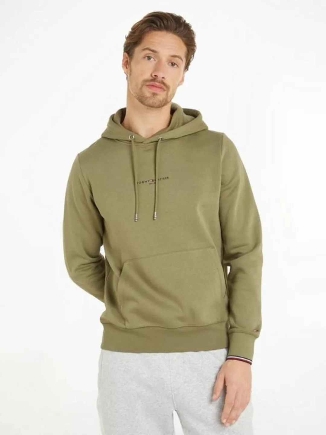 Tommy Hilfiger Hoodie TOMMY LOGO TIPPED HOODY Tommy-Tape innen am Ausschnit günstig online kaufen