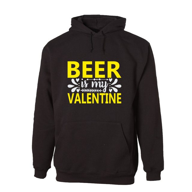 G-graphics Hoodie Beer is my Valentine Unisex mit trendigem Frontprint mit günstig online kaufen