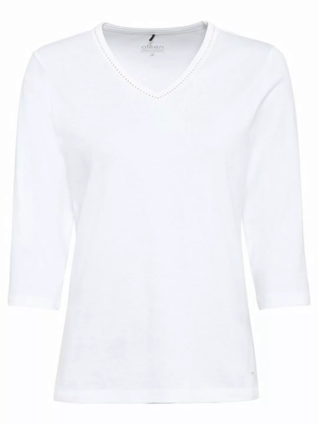 Olsen V-Shirt mit Dekosteinen günstig online kaufen
