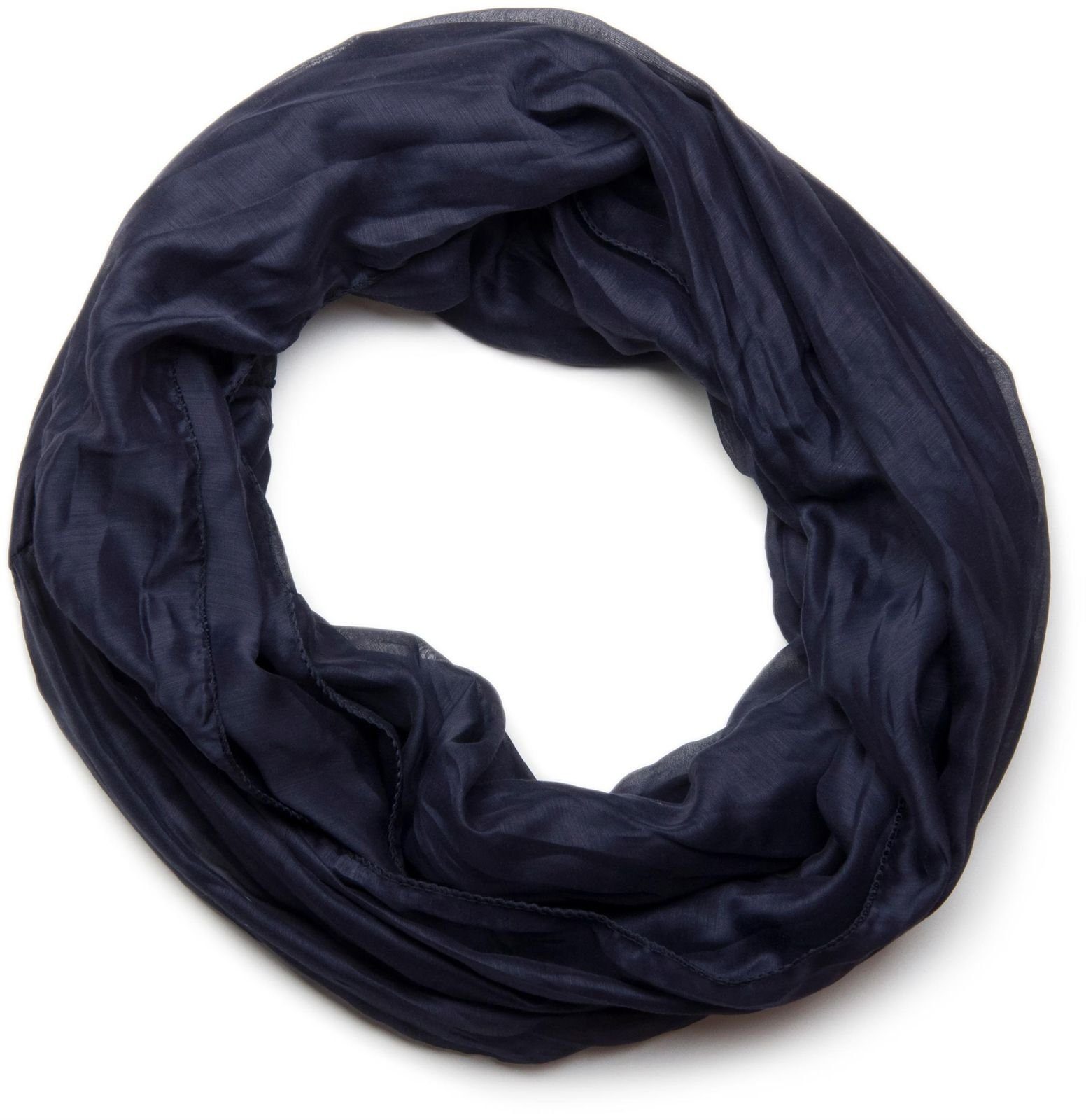styleBREAKER Loop Seidiger unifarbener Loop, (1-St) günstig online kaufen