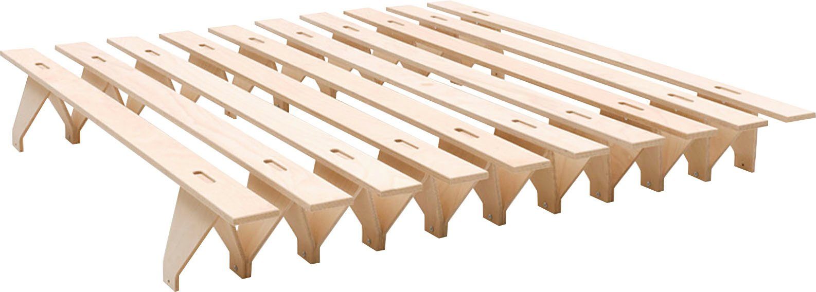 Tojo Futonbett "lieg", reduziertes Design, in mehreren Breiten, erweiterbar günstig online kaufen