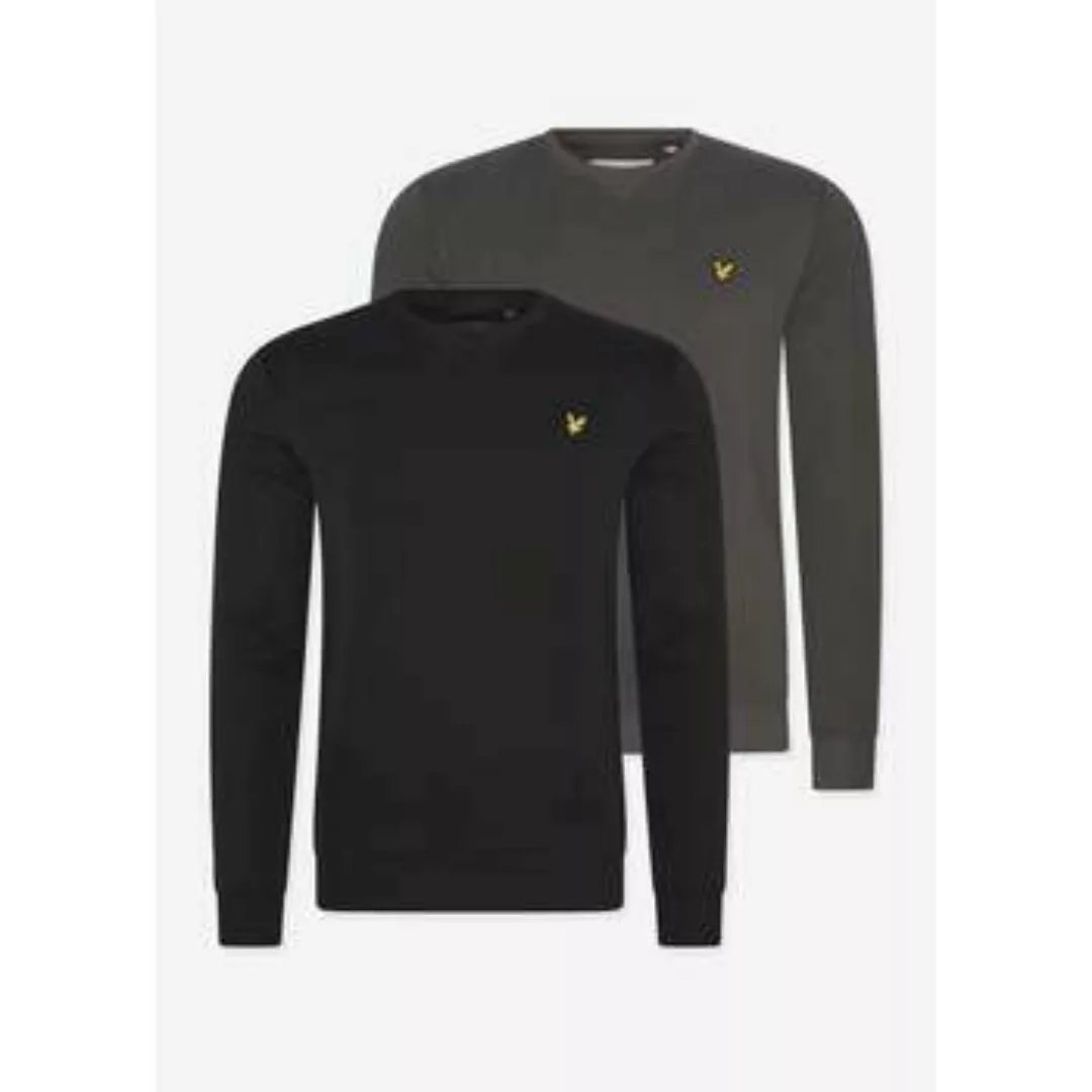 Lyle & Scott  Pullover Bundle crew neck sweatshirt - jet black - gunmetal günstig online kaufen