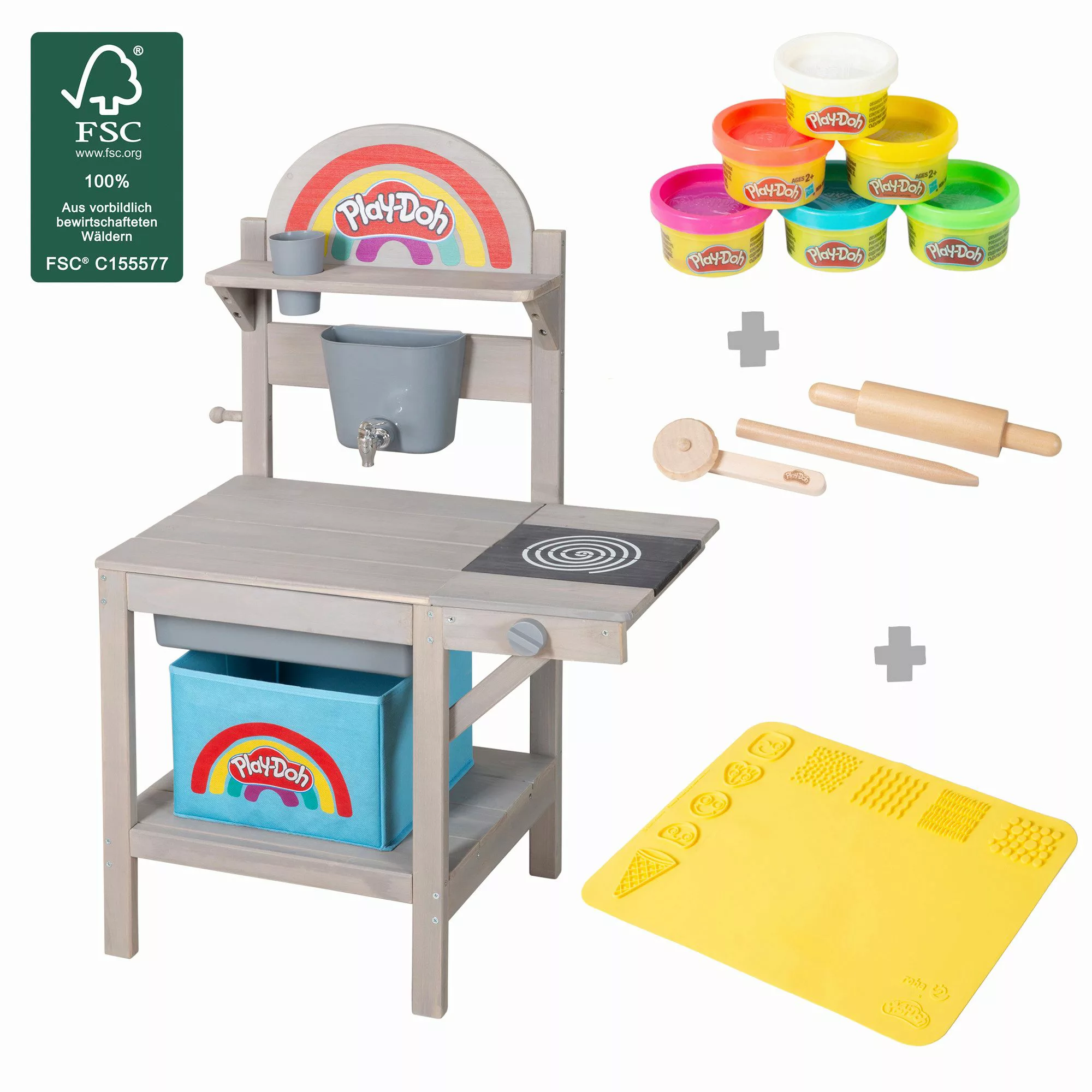 roba® Outdoor-Spielküche roba x Play-Doh Spielküche günstig online kaufen