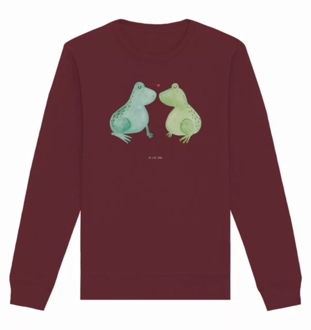 Mr. & Mrs. Panda Longpullover Größe S Frosch Liebe - Burgundy - Geschenk, P günstig online kaufen