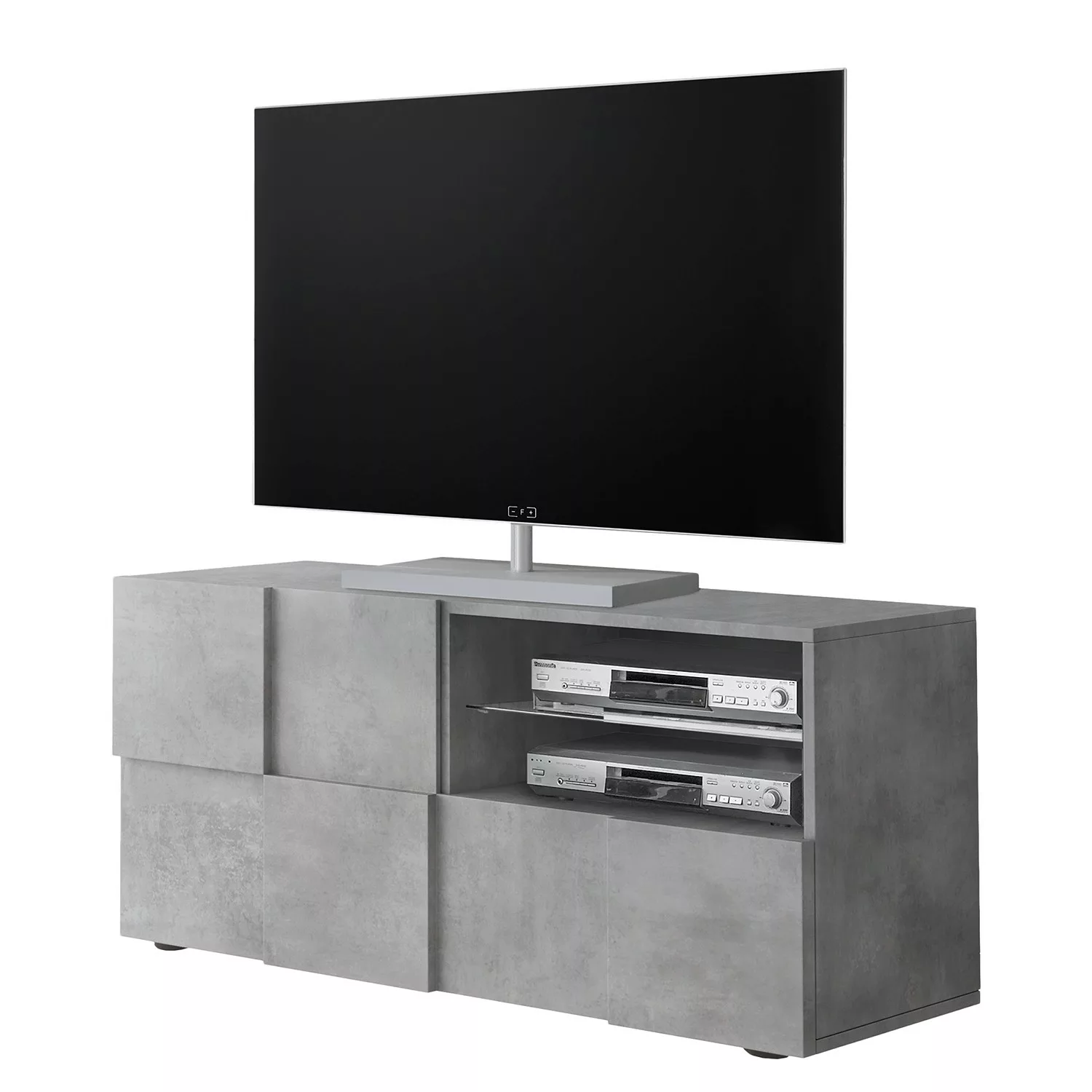home24 LC Spa TV-Lowboard Dama I Beton Dekor Spanplatte 122x57x42 cm (BxHxT günstig online kaufen