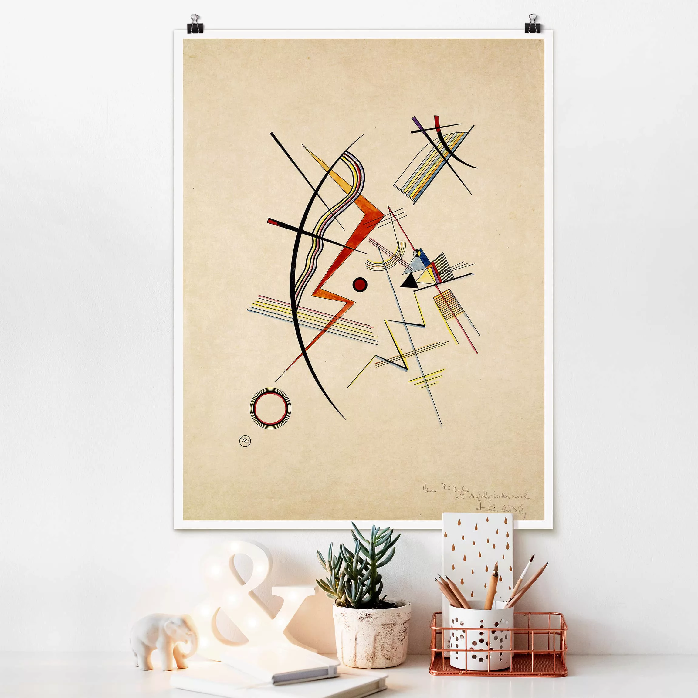Poster Kunstdruck - Hochformat Wassily Kandinsky - Jahresgabe günstig online kaufen