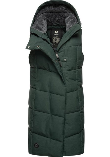 Ragwear Steppweste Pavla Vest stylische Winterweste mit Teddyfutter und Kap günstig online kaufen