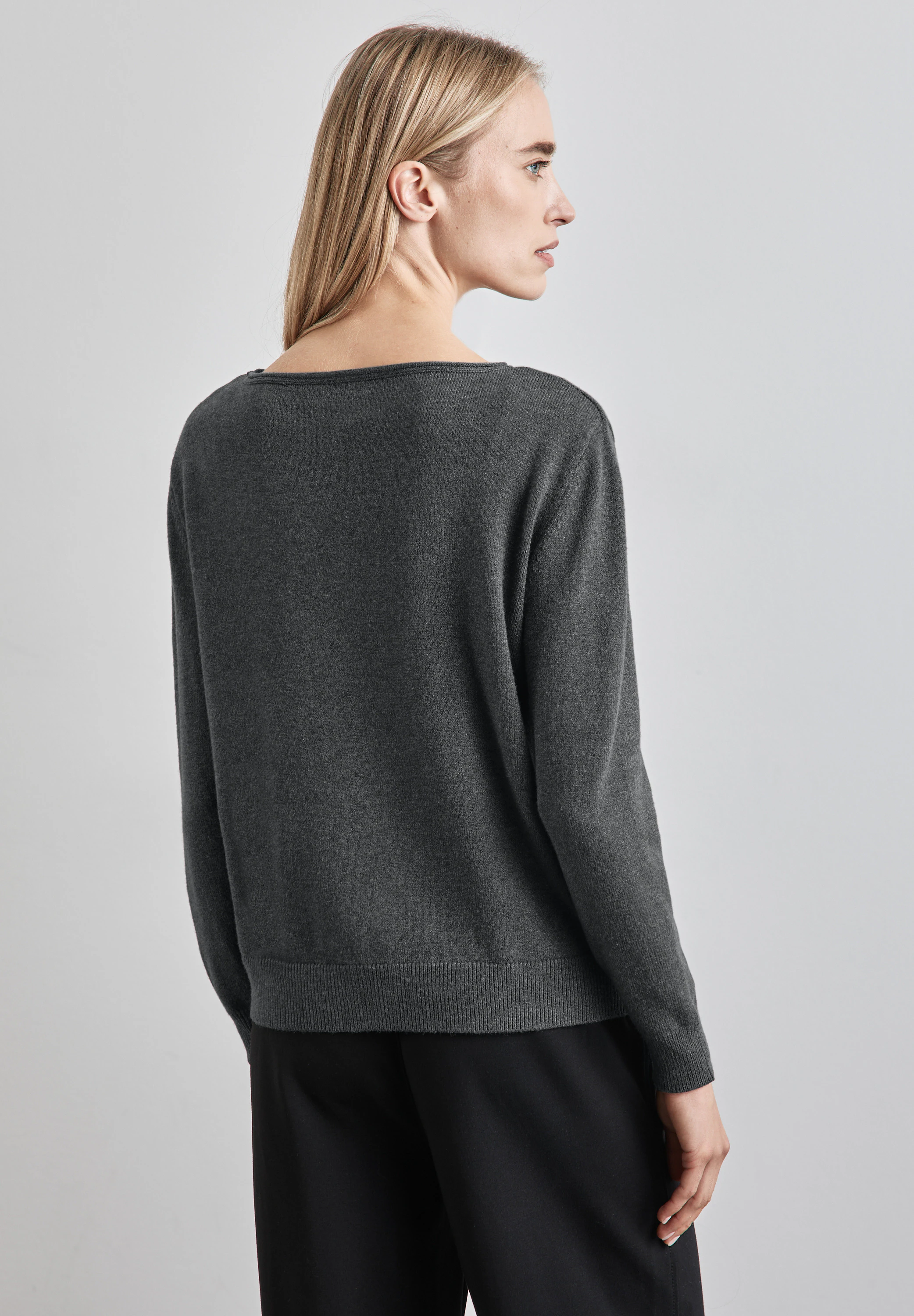 STREET ONE Strickpullover, mit U-Boot-Ausschnitt günstig online kaufen