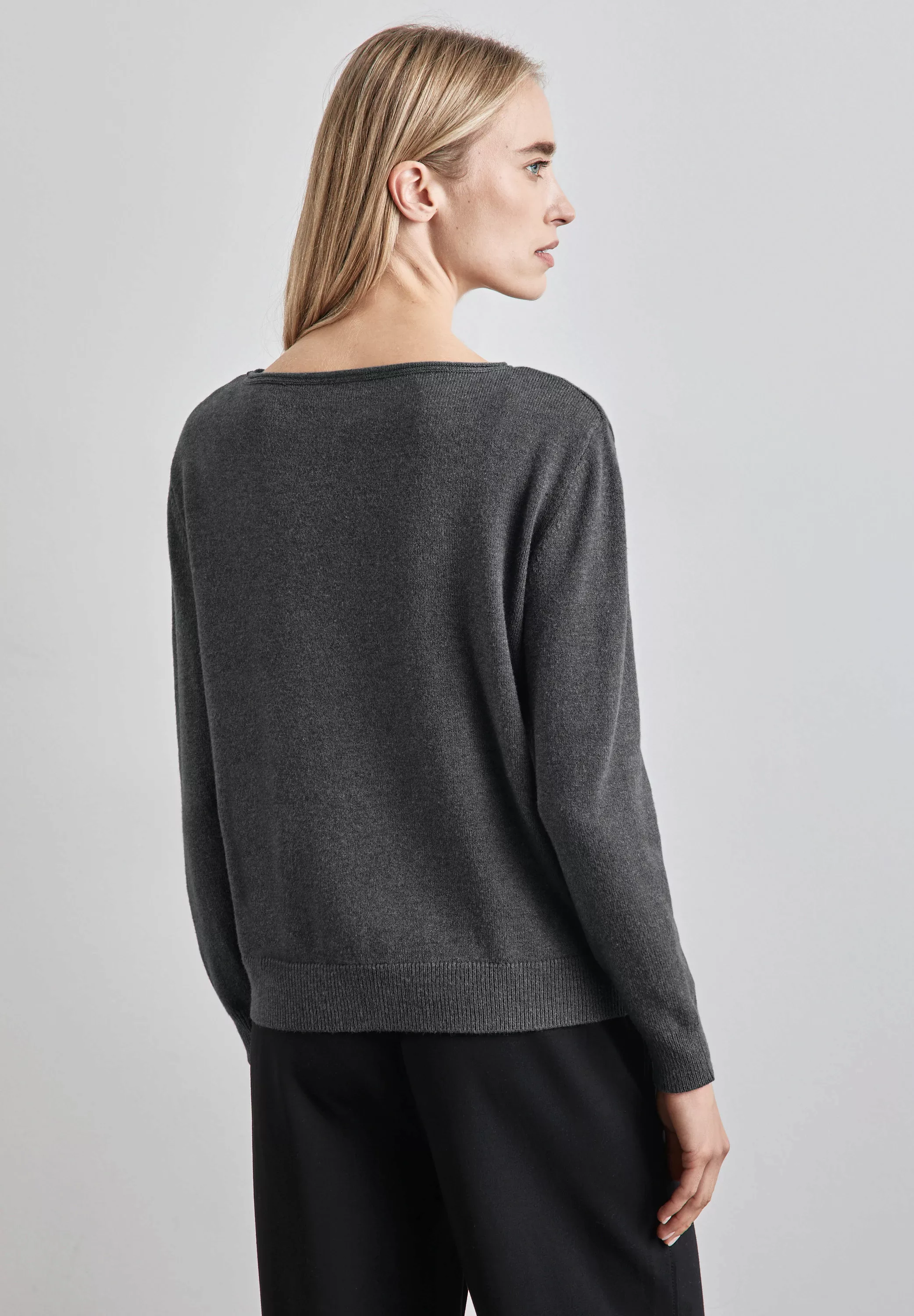 STREET ONE Strickpullover, mit U-Boot-Ausschnitt günstig online kaufen