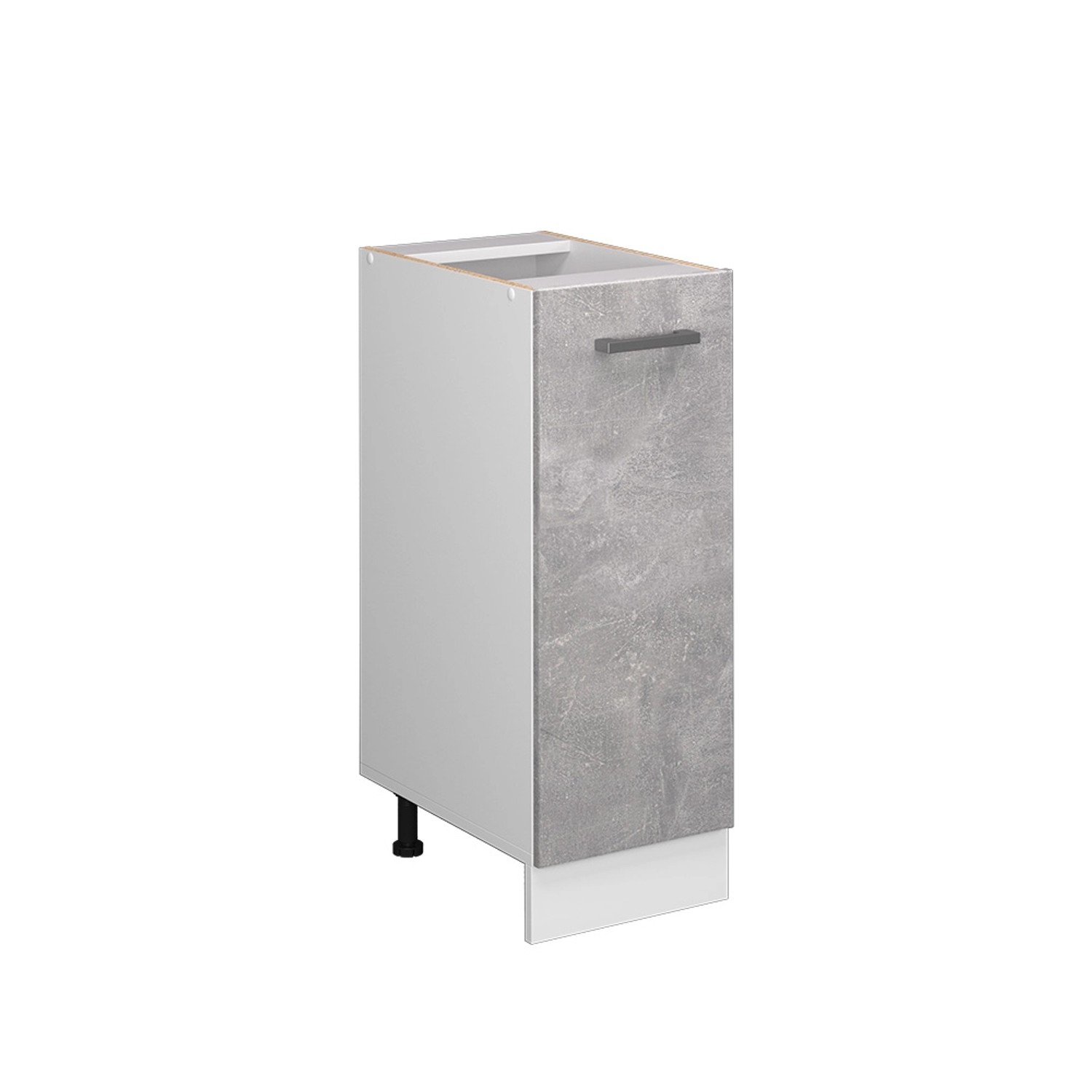 Vicco Apothekerschrank R-Line, Beton/Weiß, 30 cm, günstig online kaufen