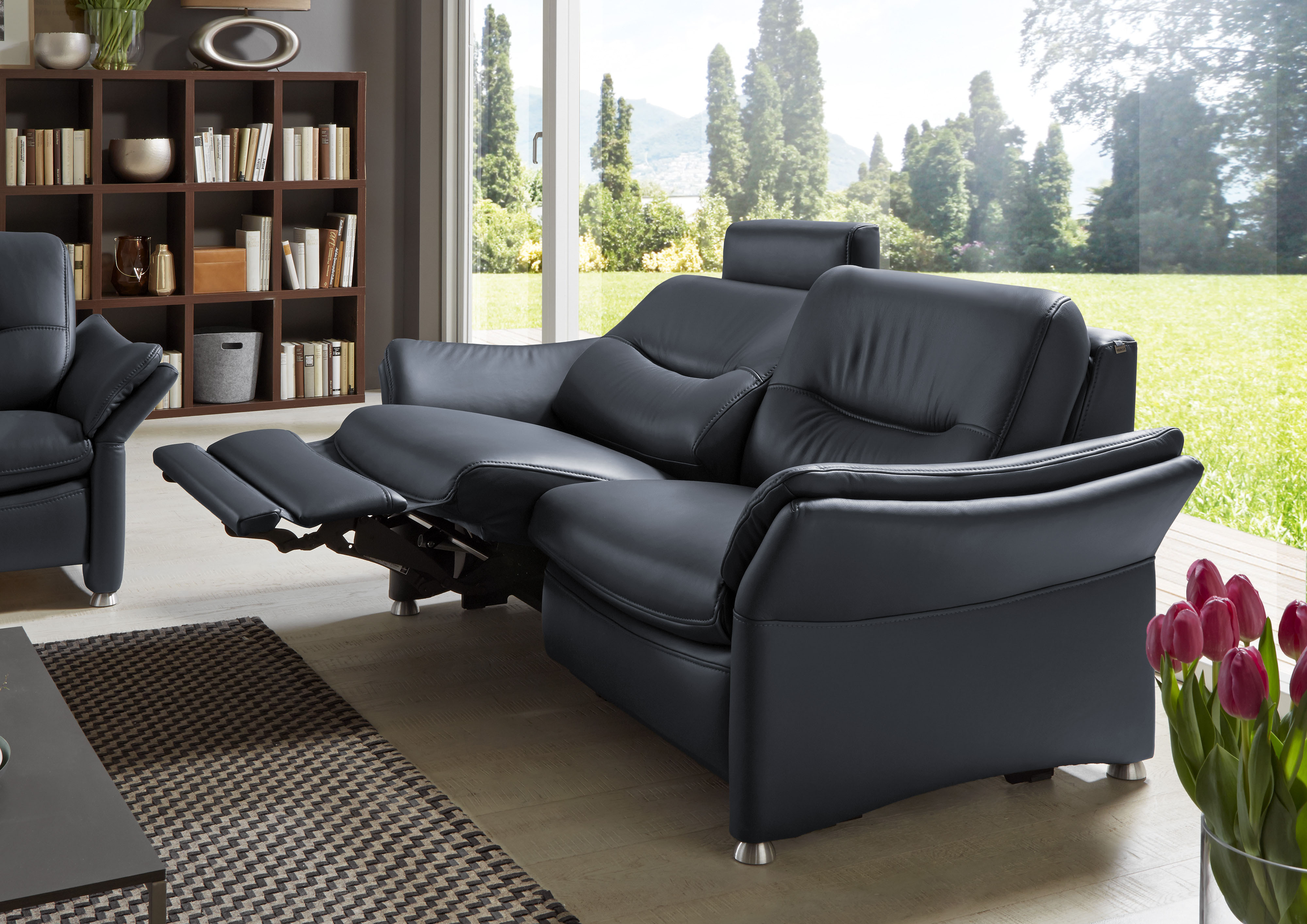 HUKLA 2,5-Sitzer "HU-SF15058 Ledersofa, Breite 194 cm", aus Leder, optional günstig online kaufen