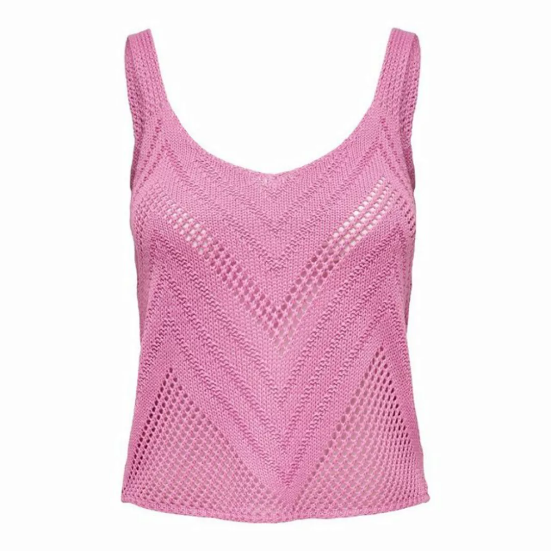 JACQUELINE de YONG Shirttop Strukturiertes Strickoberteil Ärmelloses Tank T günstig online kaufen