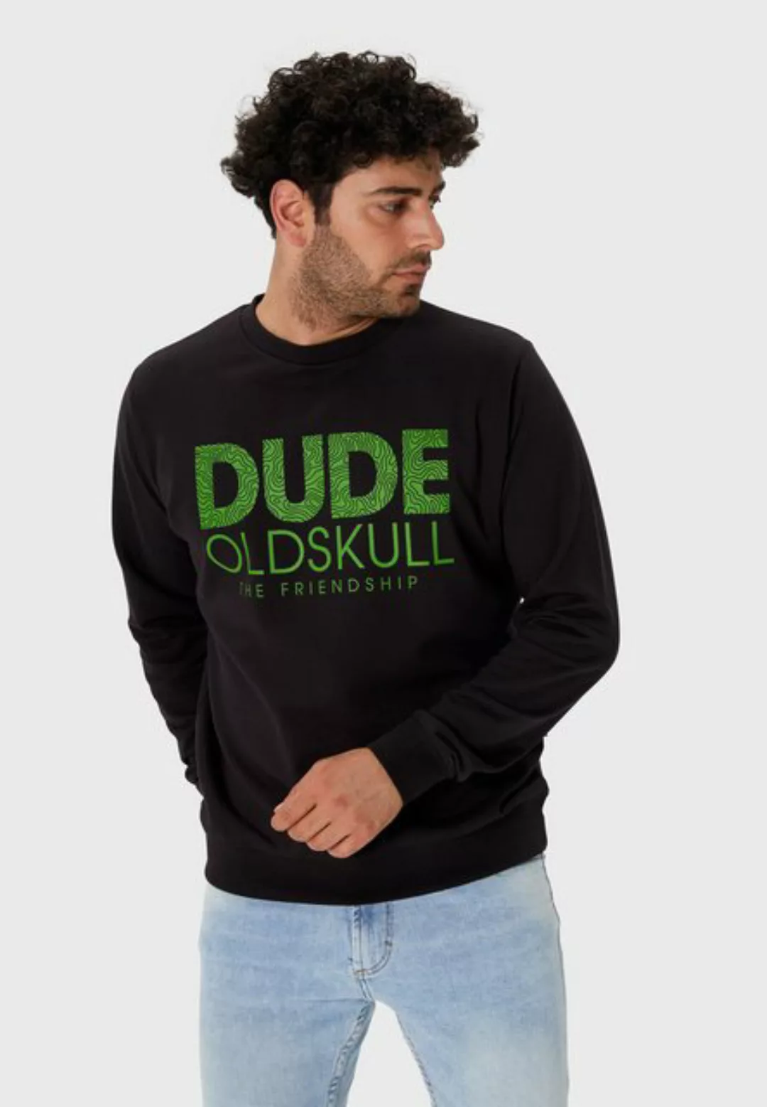 Oldskull Sweatshirt Retro Dude Logo Graphic günstig online kaufen