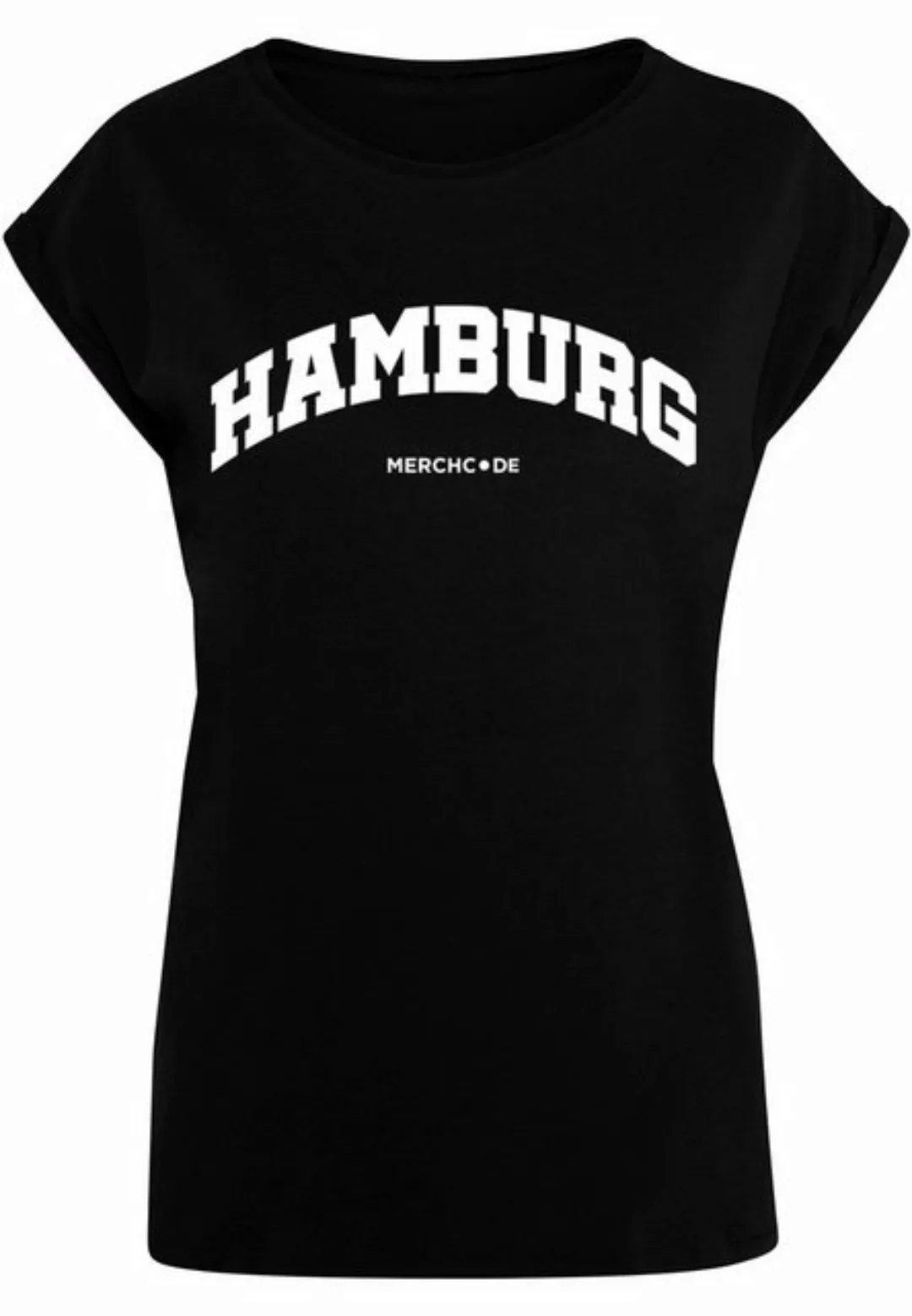 Merchcode T-Shirt Merchcode Damen Ladies Hamburg Wording - T-Shirt (1-tlg) günstig online kaufen