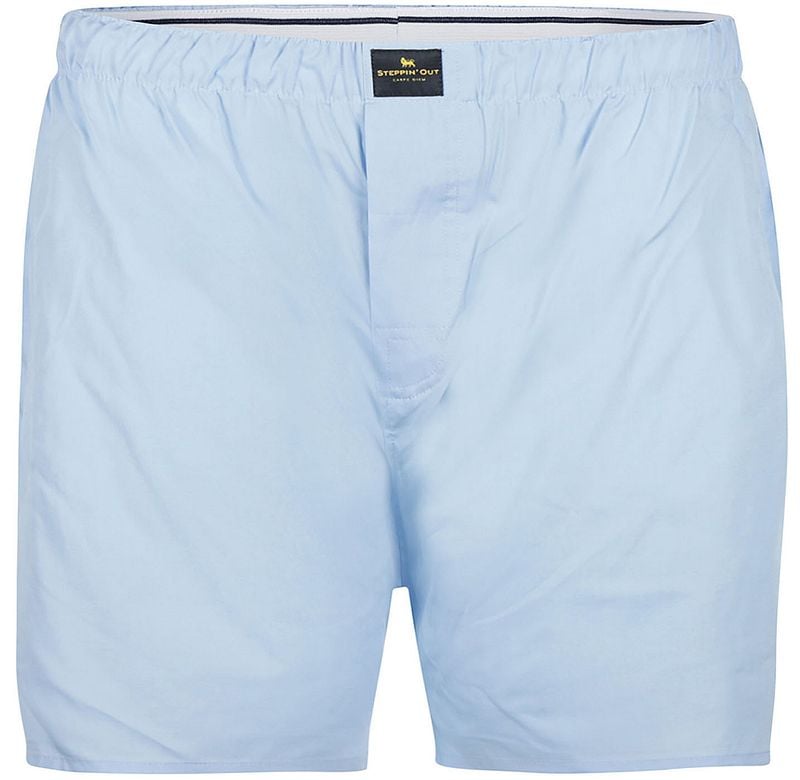 Steppin' Out Boxer Mid Blue Poplin - Größe XL günstig online kaufen
