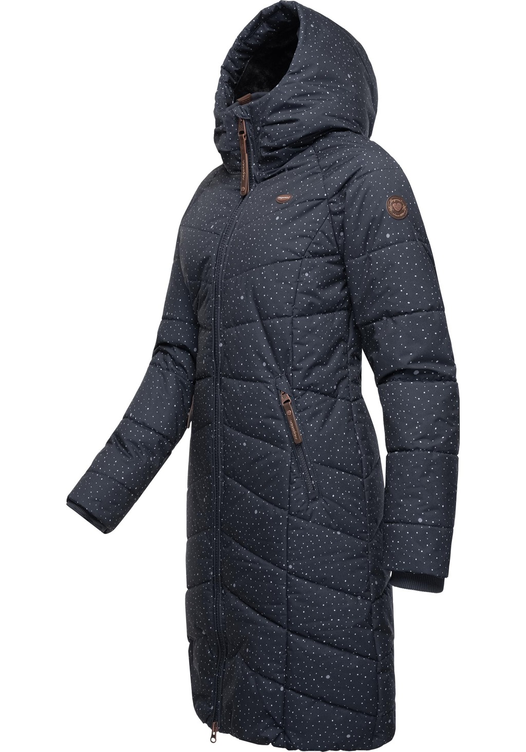 Ragwear Steppmantel "Dizzie Coat Print", stylischer, gesteppter Winterparka günstig online kaufen