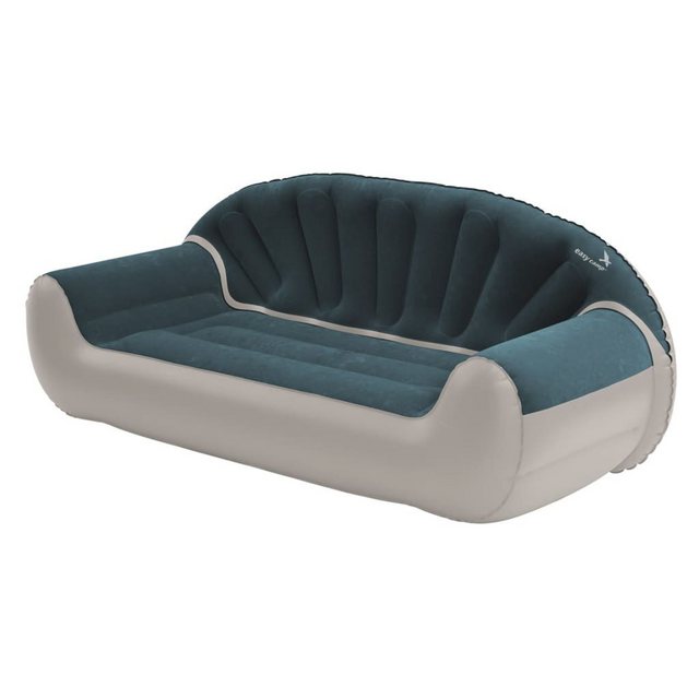 easy camp Luftbett Aufblasbares Sofa Comfy 3 Personen Grau und Blau, (1-tlg günstig online kaufen