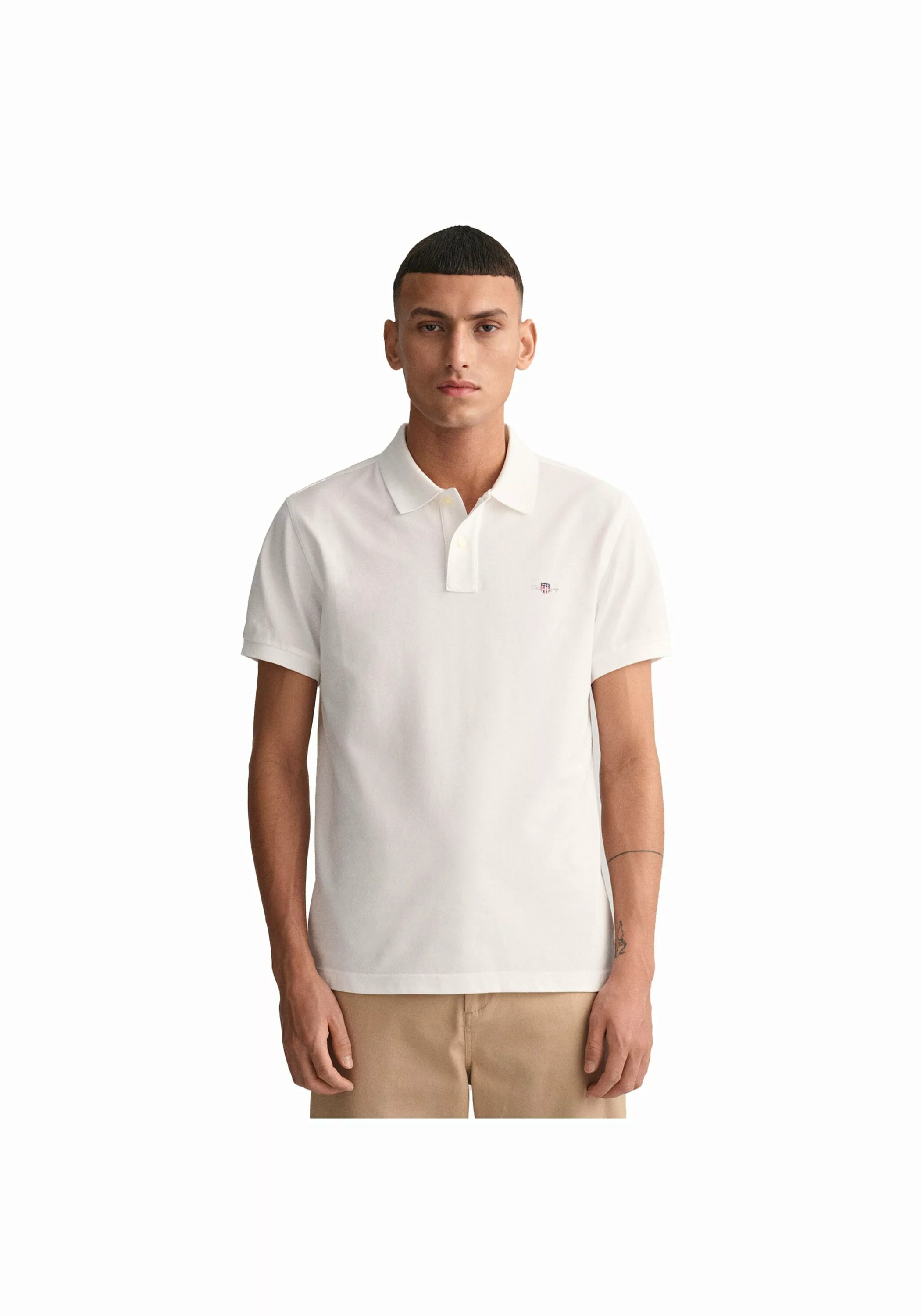 Gant Poloshirt "REG CONTRAST PIQUE SS RUGGER", mit kontrastfarbenen Einsätz günstig online kaufen