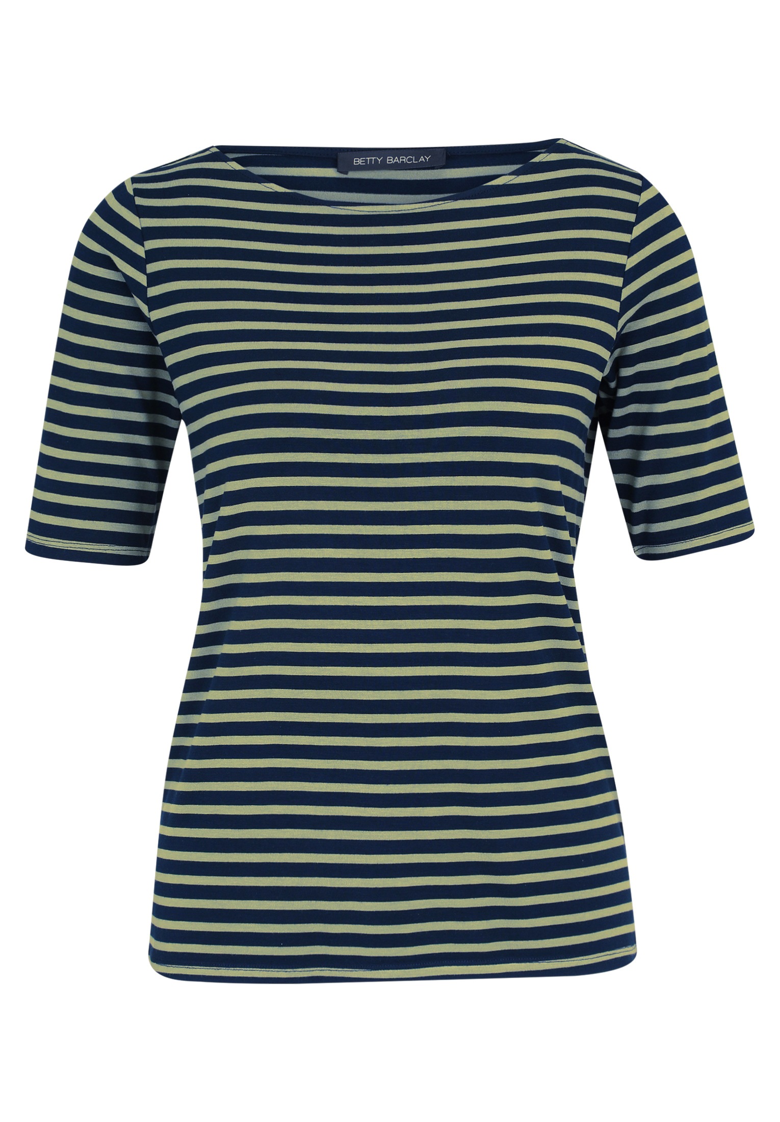 Betty Barclay Kurzarmshirt "Betty Barclay Damen Ringelshirt mit U-Boot-Auss günstig online kaufen