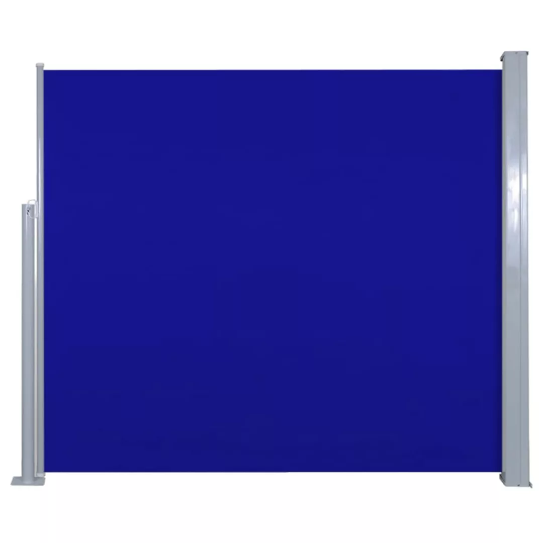 Ausziehbare Seitenmarkise 120 X 300 Cm Blau günstig online kaufen