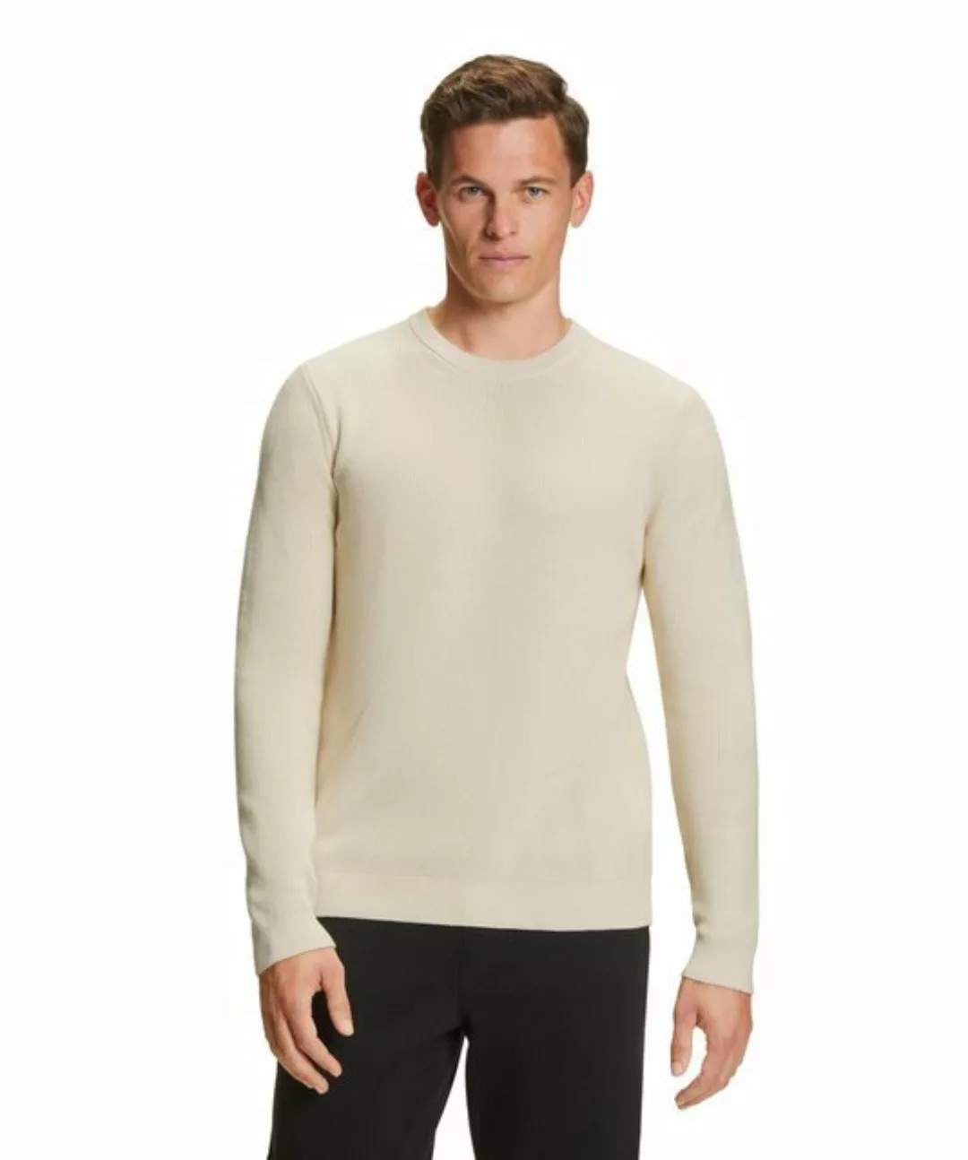 FALKE Strickpullover (1-tlg) mit Bio-Baumwolle günstig online kaufen